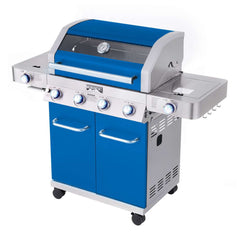 Monument Grills 35633B | Matte Blue Infrared Propane Gas Grill 35633B