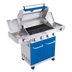 Monument Grills 35633B | Matte Blue Infrared Propane Gas Grill 35633B