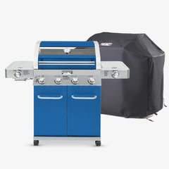 Monument Grills 35633B | Matte Blue Infrared Propane Gas Grill 35633B