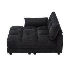 UNITED WE WIN Sleeper Sofa Couch Bed,Oversized Chaise Lounge Chair Cozy Cloud Couch