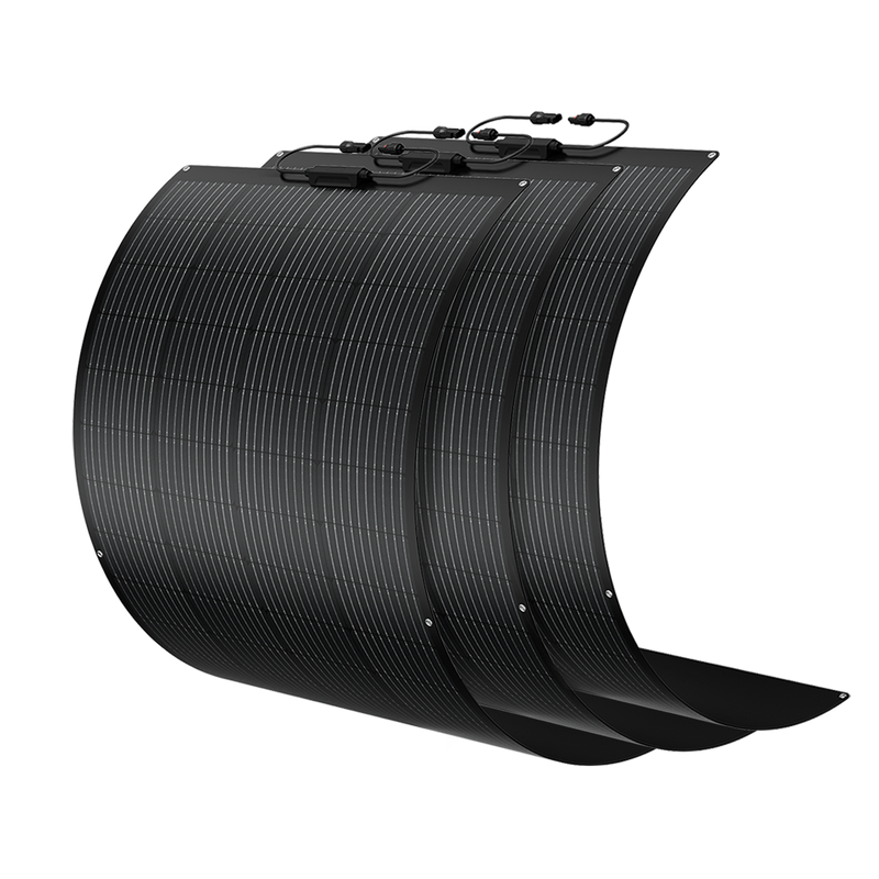 BougeRV Arch 600 Watt(3x200W) Fiberglass Curved Solar Panel ISE230-3