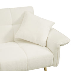 70.1 'futon sofa bed, convertible double sofa bed with folding armrests for living rooms and small Spaces
