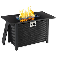 43" 50,000 BTU Outdoor Patio Propane Gas Fire Pit Table (91486067)