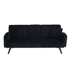 Minimalist style, straight-line corduroy sofa suitable for sitting and lying in the living room and bedroom