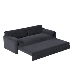 66' Queen Pull Out Sofa Bed, 3-in-1 Convertible Sleeper Sofa with Side Storage,Multi-Functional Velvet Loveseat Bed for Living Room,Bedroom,Apartment,Office(Old Sku:W1885P214785;New Sku:W1885S00223)
