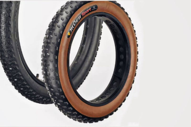 Beecool Bikes Foldable Ebike Fat Tire (Inner Tube & Outer Cover Included)