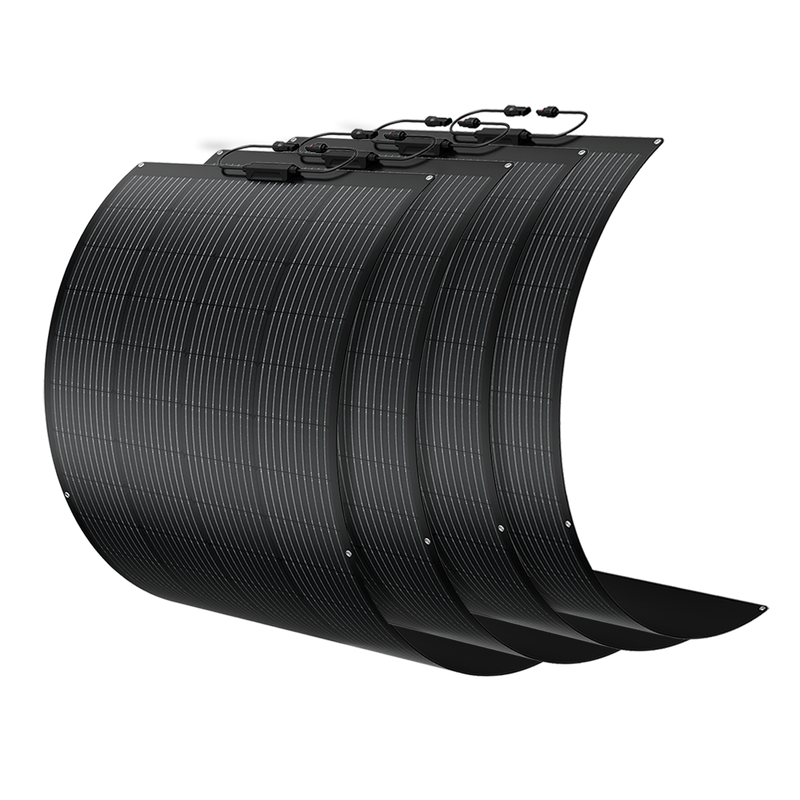 BougeRV Arch 800 Watt(4x200W) Fiberglass Curved Solar Panel ISE230-4