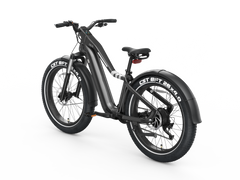 26' Step Over Electric Mountain Bike - Black