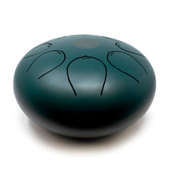 Rare Earth Gallery Pentatonic Steel Singing Drum - Dark Blue/Green - 25cm W04f-EM