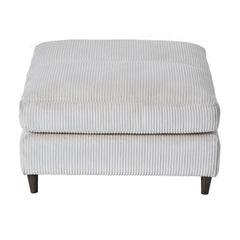Modern corduroy modular section sofa, U-shaped convertible L-shaped sofa set with pillow, oversized sectional sofa with footstool, suitable for living room, attic, apartment, office - white 6 seat