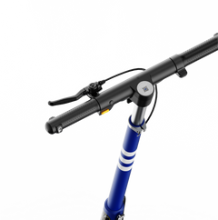 Dual-Suspension Electric Scooter w/ 43.5 Miles Max Operating Range & 24 mph Max Speed - Blue