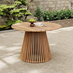 Premium 5-Piece Acacia Wooden Outdoor Furniture Patio Set With Dining Chairs And Table (SAK70445)