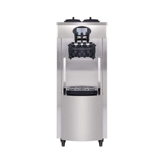 53" Freestanding 3-Flavors Commercial Soft Serve Yogurt Ice Cream Machine Maker With Auto Clean (SAK74031)