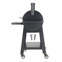 53" Heavy Duty Portable Wood Pellet BBQ Grill With Cart (SAK93641)