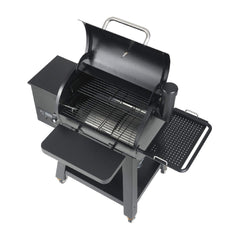 53" Heavy Duty Portable Wood Pellet BBQ Grill With Cart (SAK93641)