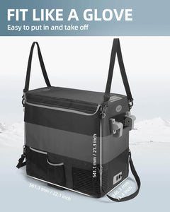 BougeRV 12V 53 Quart (50L) Portable Car Refrigerator Cover A3001-01805