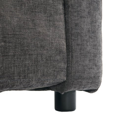 68.1' Cozy Upholstered Loveseat Sofa with Double Cushion Design, Grey Chenille