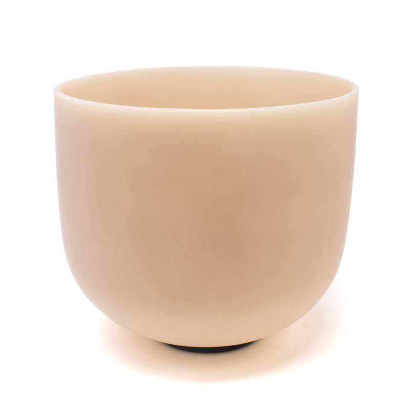Rare Earth Gallery 8-Inch Gem-Infused Quartz Crystal Singing Bowl