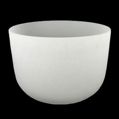 Rare Earth Gallery 20" Frosted Quartz Sound Bowl - E Note - Aligns Solar Plexus Chakra FB20-E+20-MME