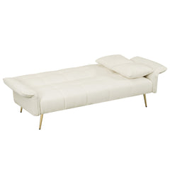 70.1 'futon sofa bed, convertible double sofa bed with folding armrests for living rooms and small Spaces