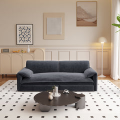 66' Queen Pull Out Sofa Bed, 3-in-1 Convertible Sleeper Sofa with Side Storage,Multi-Functional Velvet Loveseat Bed for Living Room,Bedroom,Apartment,Office(Old Sku:W1885P214785;New Sku:W1885S00223)