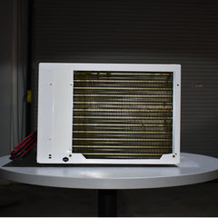 Full Battery 24V DC Window Air Conditioner & Heater runs directly off battery