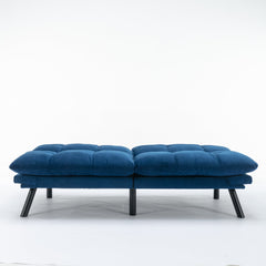Navy Blue Convertible Folding Modern sofa Bed