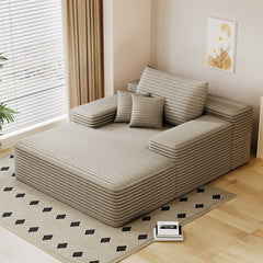 68'*51' Chaise Lounge Chair Indoor, Oversized Upholstered Sofa Bed, Sleeper Couch Reading Chairs Fluffy Plush Faux Fur Cloud Sofas Couches for Living Room,Camel