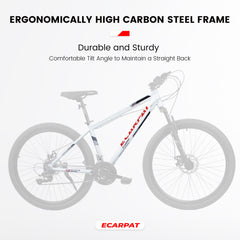 A27366 27 Inch Mountain Bike 21 Speed, Suspension Fork, Aluminum Frame Disc Brake, Mountain biking for both men and women.