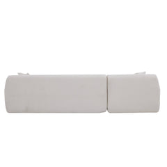 U_Style Modern Large L-Shape Modular Sectional Sofa for Living Room, Bedroom, Salon, 2 Piece Free Combination, Simplified Style(old sku:WY000356AAA)