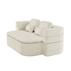 75''2-in-1 Foldable Sofa,Convertible Sleeper Foam Sofa Bed with Multi Functional Blanket, Chenille Floor folding sofa bed,  Floor Sofa Lounge Sofa for Living Room Bedroom Lounge Studio
