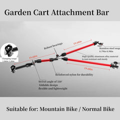 Beecool Bikes Bike Trailer Hitch for Outdoor Camping & Cycling BC-Trailer Hitch