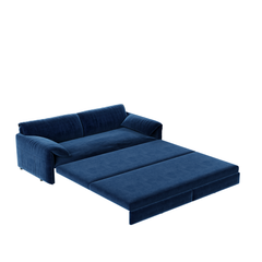 66' Queen Pull Out Sofa Bed, 3-in-1 Convertible Sleeper Sofa with Side Storage,Multi-Functional Velvet Loveseat Bed for Living Room,Bedroom(Old Sku:W1885S00047/W1885S00117;New Sku:W1885S00225)
