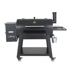 62" Heavy Duty Portable Wood Pellet BBQ Grill With Cart (SAK91308)
