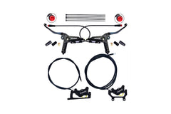 Beecool Bikes Upgraded 4-Pistons E-Bike Electric Power-Off Hydraulic Brake Set 1 Pair