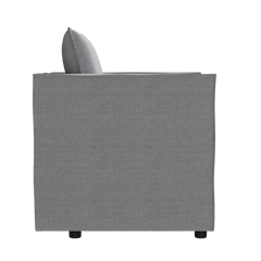 Decorative chair, comfortable gray single sofa chair, soft breathable seat cushion, soft cushion armchair, modern comfortable sofa chair in bedroom/corner/reading room