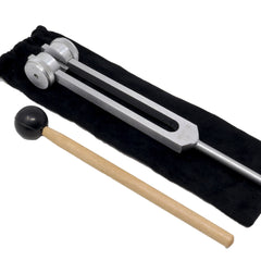 Rare Earth Gallery Heart Om 136.10hz Metal Tuning Fork with Striker TF02-NZU