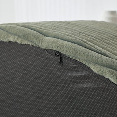 55''L Corduroy Sponge single sofa,No Assembly Required,Fluffy Modern Sleeper Chair for Living room, Bedroom, Lounge and Projection Room(Not a swivel chair.)