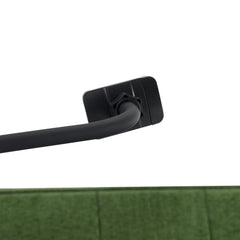 Convertible Loveseat Sofa Bed with Adjustable Backrest, USB Ports, Phone Holder, Side Pockets, Green Chenille, 56.9'