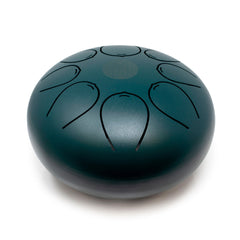 Rare Earth Gallery 20cm Pentatonic Steel Singing Drum -Dark Green W03h-FD