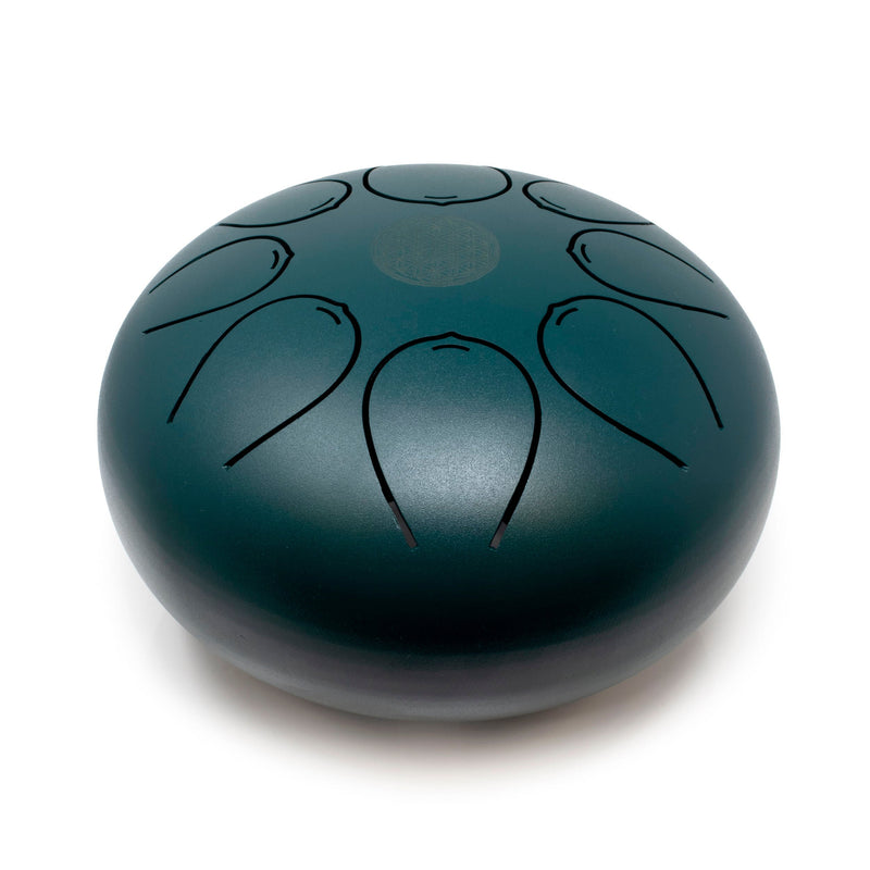 Rare Earth Gallery 20cm Pentatonic Steel Singing Drum -Dark Green W03h-FD
