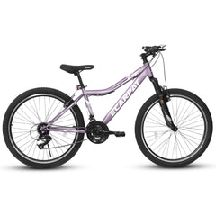 A26208 Ecarpat 26  Inch Mountain Bike, 21-Speed V-Brake, Front Suspension,  Carbon Steel Frame Mountain Bike For  Teenagers Girls Women Bicycles