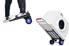 Beecool Bikes Heavy-Duty 165 Pound (lb) Capacity Aluminum Folding Hand Truck (Ebike Linkage Included) BC-Hand Truck