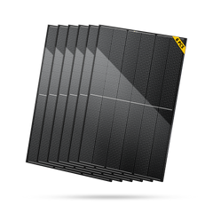 BougeRV Bifacial 800 Watts 10BB 12V/24V Rigid Solar Panel