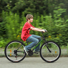 A24338 24 Inch Carbon Steel Frame Mountain Bike,21-Speed Dual V-Brake, Adult and Teens Bicycle for Mountain