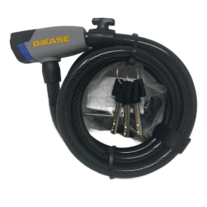 Magnum Bikes CoilKASE KeyMAX: 6-Foot E-Bike Security Cable Lock 7010