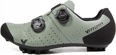 Vittoria KOM MTB Cycling Shoes - Celeste Green/Black