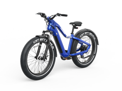 26' Step Over Electric Mountain Bike - Blue