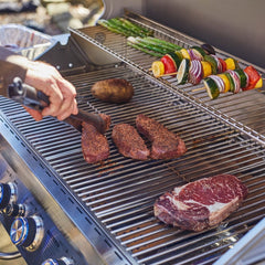 Monument Grills 77352 | Full Stainless Propane Gas Grill with Free Rotisserie Kit