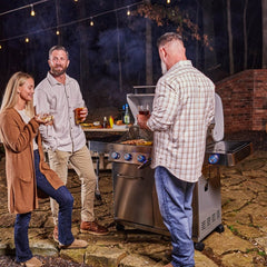 Monument Grills 77352 | Full Stainless Propane Gas Grill with Free Rotisserie Kit